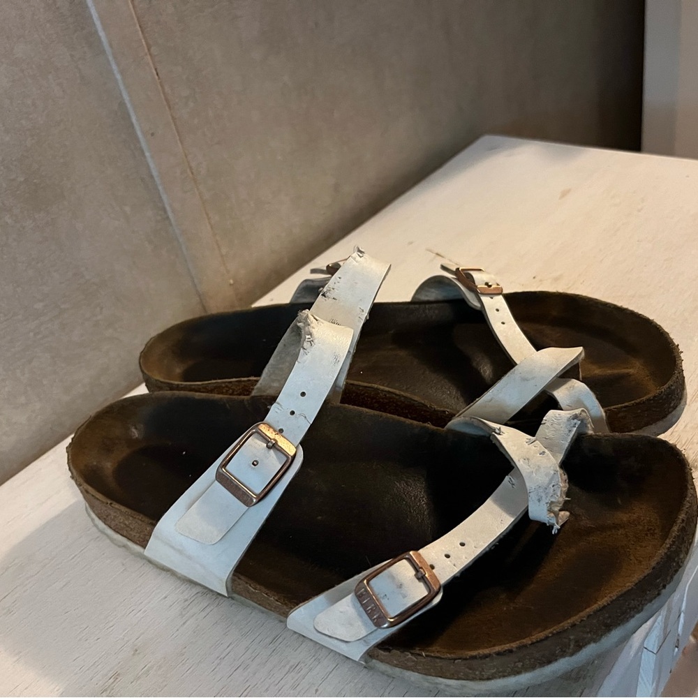 Birkenstock White Toe Sandals